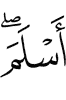 submits (to Allah)