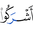 associate partners (with Allah),
